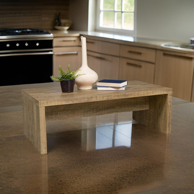 Binyamin Sled Rectangular Coffee Table in Mango