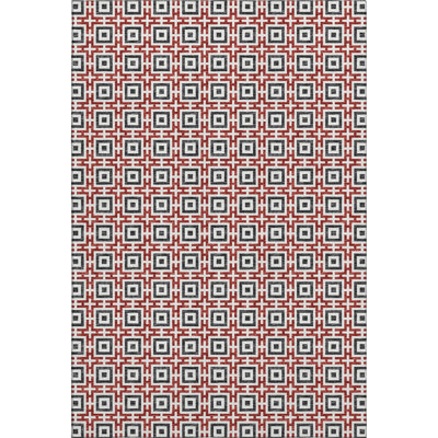 Premium Machine Washable Vaseem AMF139 Red Rug