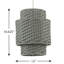 Luminaire suspendu d'extérieur blanc 1 lumière H 16,6 po Duval Cottage