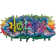 Mysticky Graffiti Non-wall Damaging Wall Decal 