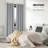 Lythrodontas Faux Linen Total Blackout Curtain Panels-75185243-75185232
