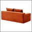 Canapé-lit en mousse à mémoire de forme, lit convertible 2 en 1 pliant, sans assemblage en velours côtelé pour n'importe quelle pièce-762024490