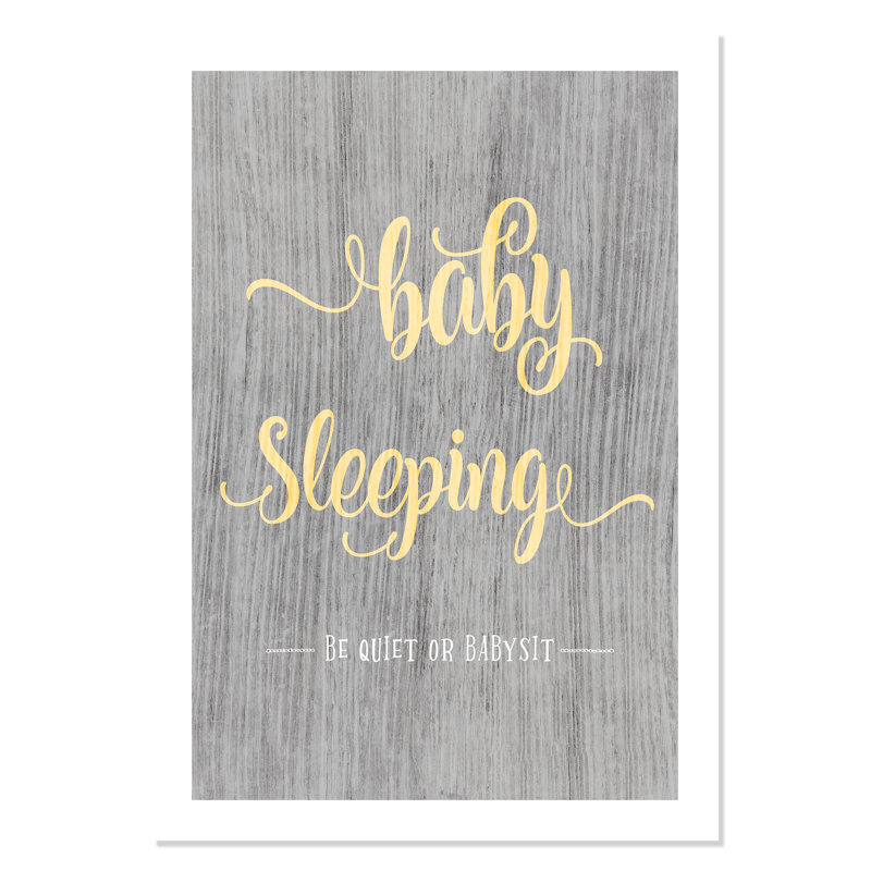 Rolled Baby Sleeping Paper Print, 40" H x 28" W x 1" D