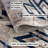 Rug Branch Nava 2' x 5' (2' x 5'1") Blue/Beige Southwestern Indoor Doormat Rug, Contemporary, Low Pile, Stain-Resistant Entry Carpet - Front Door, Mudroom, Hallway and Kitchen-1576486378