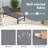 Assane Outdoor Metal Chaise Lounge-210949942