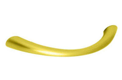 2-1/2" Tapered Bow Pull Polished Brass