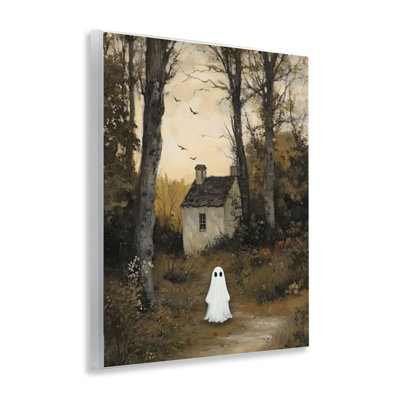 «Little Ghost in Cottage Forest», plaque murale par Arlington Prints