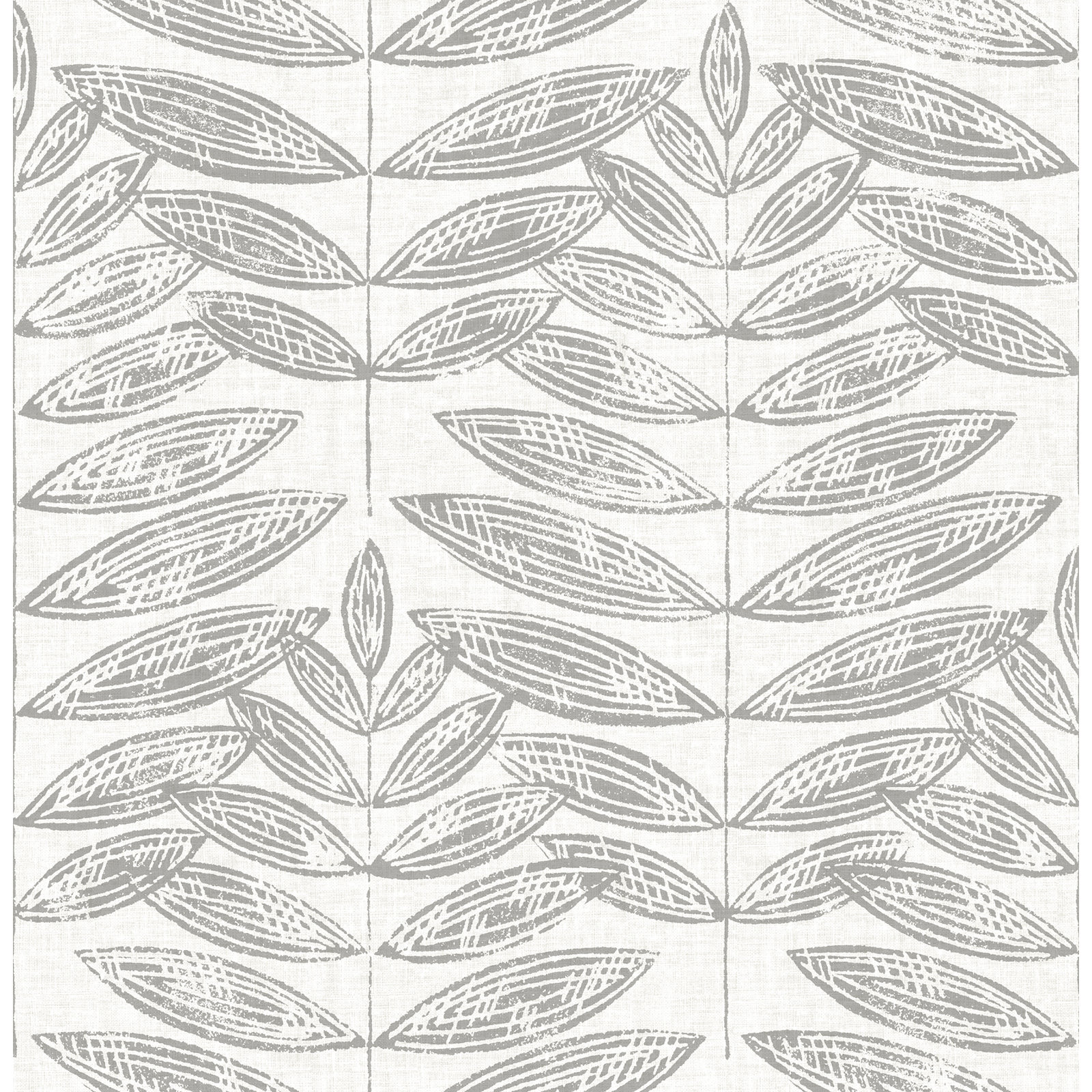 Leaf Wallpaper Roll, Dove