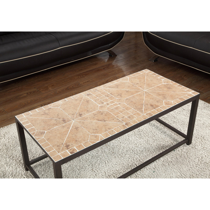 Table basse, décor, cocktail, rectangulaire