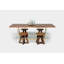 X Leather Accent Stool-18015243-35227824