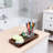 Acacia Wood Vanity Tray - Elegant Bathroom And Countertop Organizer For Cosmetics, Jewelry, Perfume, And Essentials