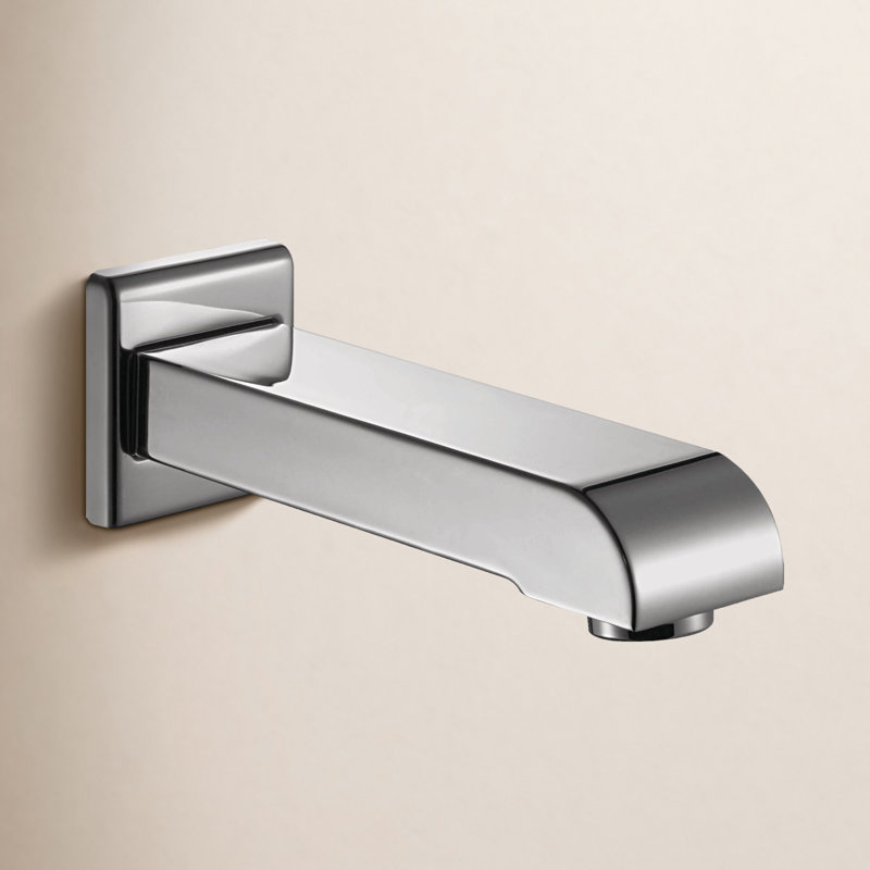 Garniture de bec de baignoire murale Vero, Chrome