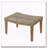 Hampton Wood + Wicker Ottoman