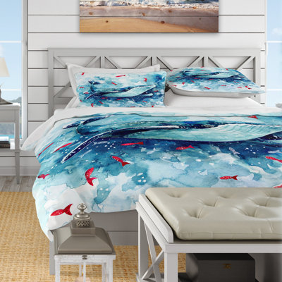 Coastal Abstract Duvet Cover