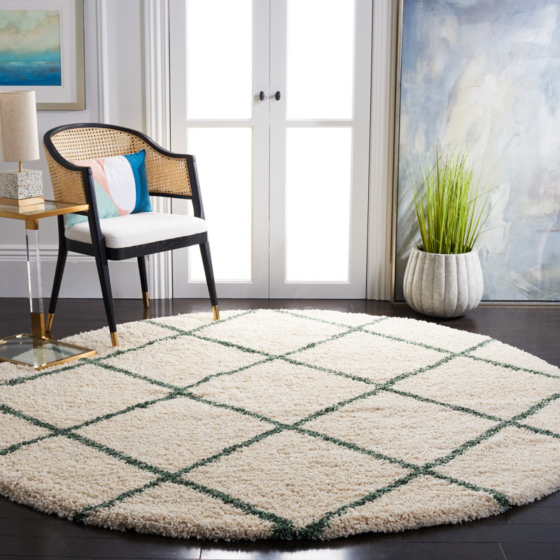 Aravis Performance Geometric Rug, Round 7'