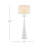 66.5'' Gesso White Traditional Floor Lamp