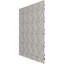 Panneau mural décoratif 3D EnduraWall abstrait l 19 5/8 po x H 19 5/8 po, gris anthracite métallique (couvre 2,67 pieds carrés)-123525961