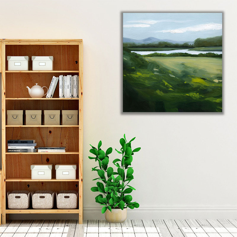 River Run Valley I - reproduction d'art sur toile, H 40 po x l 40 po