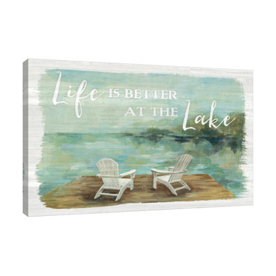 «Lakeside Retreat I» par Silvia Vassileva, reproduction sur toile tendue