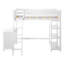 Lit mezzanine simple avec bureau et tablettes Forbes-515592085