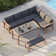 8-person Multi-purpose Corner Set With Dining Table