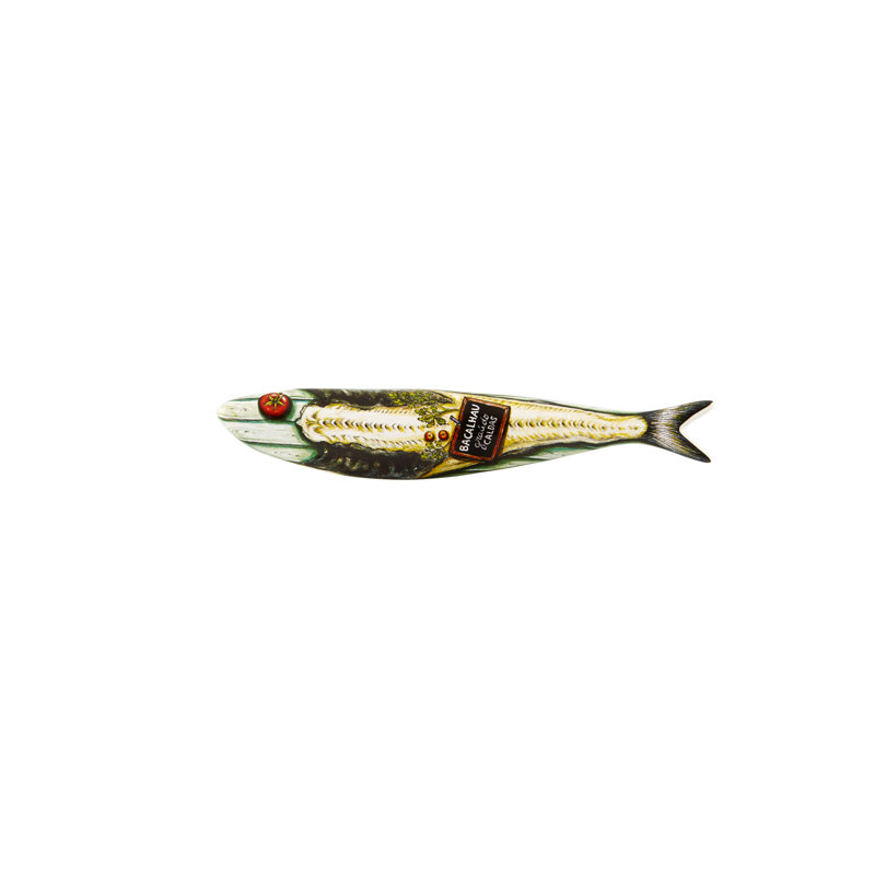 Sardine Handmade Coastal Nautical & Beach Wall Decor on Earthenware