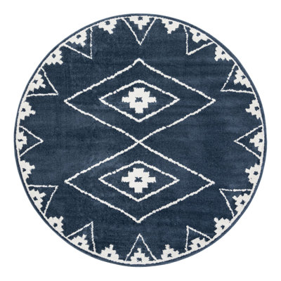 Latitude Run® Vefsna Nikolis Rug Blue