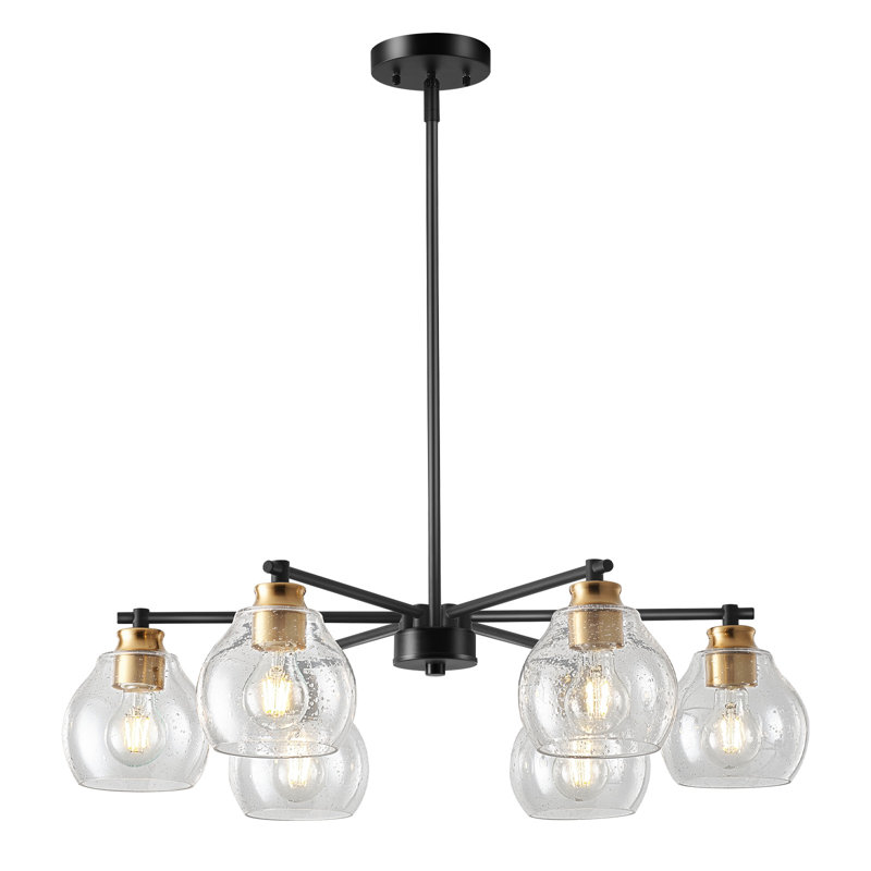 Lustre à intensité variable 6 lumières Rekia