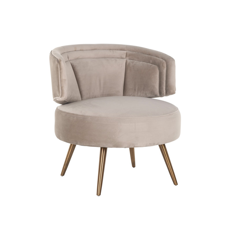 Hazel Upholstered Dining Chair, Brown