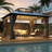Outdoor Aluminum Patio Gazebo, Galvanized Steel Hardtop Gazebo with Privacy Curtain and Mosquito Netting-109739686