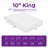 10" Medium Memory Foam Mattress-106060394