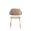 Anagha Upholstered Back Side Chair in Brown