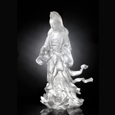 LIULI Crystal, Buddha Sculpture, Guanyin Sculpture | Lotus of Compassion