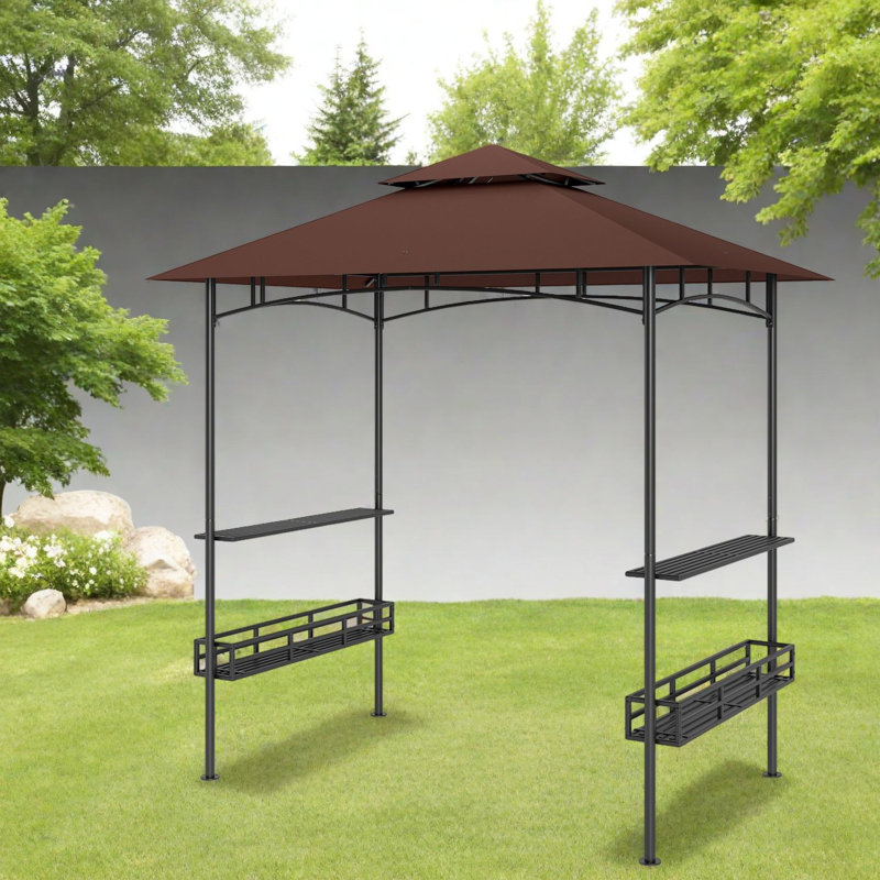 Abris de rangement et abris de jardin (doit inclure le cadre), abri de barbecue en métal