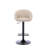 Swivel Upholstered Adjustable Height Counter Stool-1385377705