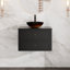 Meuble-lavabo simple mural 24 po avec lavabo vasque, robinet-1611087317-1611087316