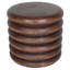 Table de bout cylindrique en bois massif