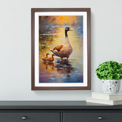 Goose Impressionism No.3 - Framed Print
