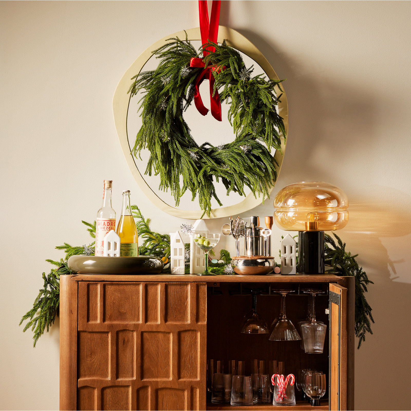 Norfolk Pine Christmas Garland, 5' L