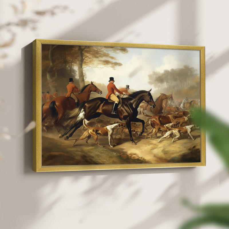 Wildlife Series-XC -Framed Print - Restickable, 8" H x 10" W, Gold