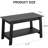 31.5 Inch Coffee Table with 2-Tier Storage, Modern Industrial Rectangular Living Room Table, Compact MDF & Particle Board Build, Durable & Easy Assembly, Ideal for Apartments & Offices