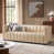 Beige Genuine Leather