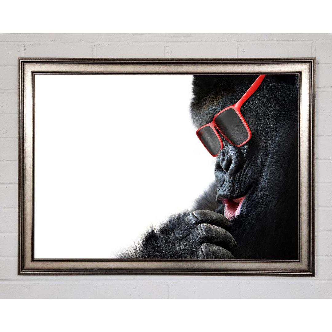 Gorilla Cool - Einzelner Bilderrahmen Kunstdrucke