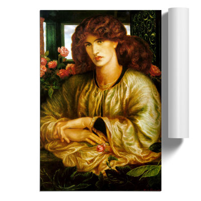 The Woman and Window by Dante Gabriel Rossetti - Frameless Print