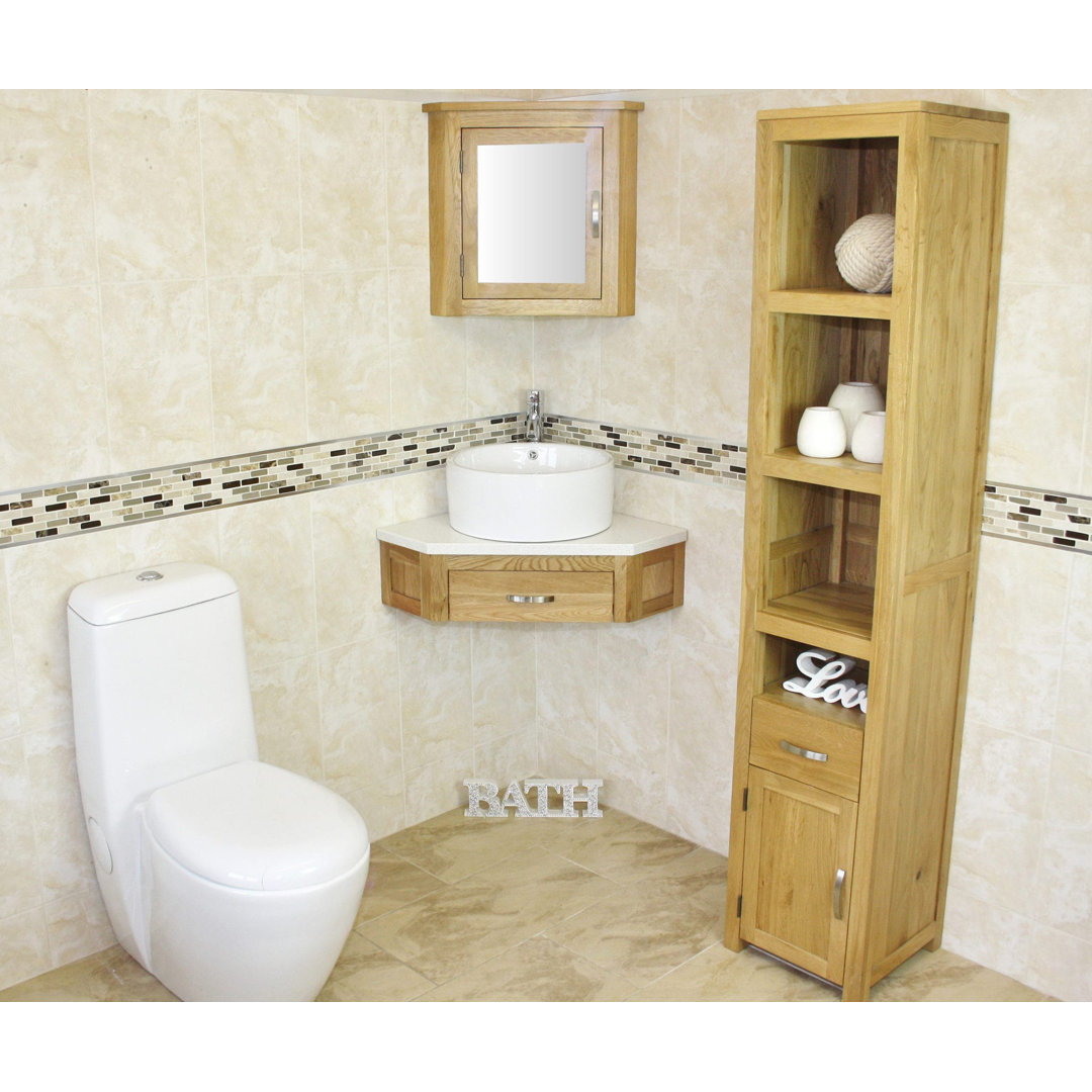 Cranmer 550mm Single Bathroom Vanity with Vessel Ceramic Basin