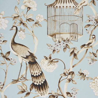 Oiseaux Et Fleurs Wallpaper