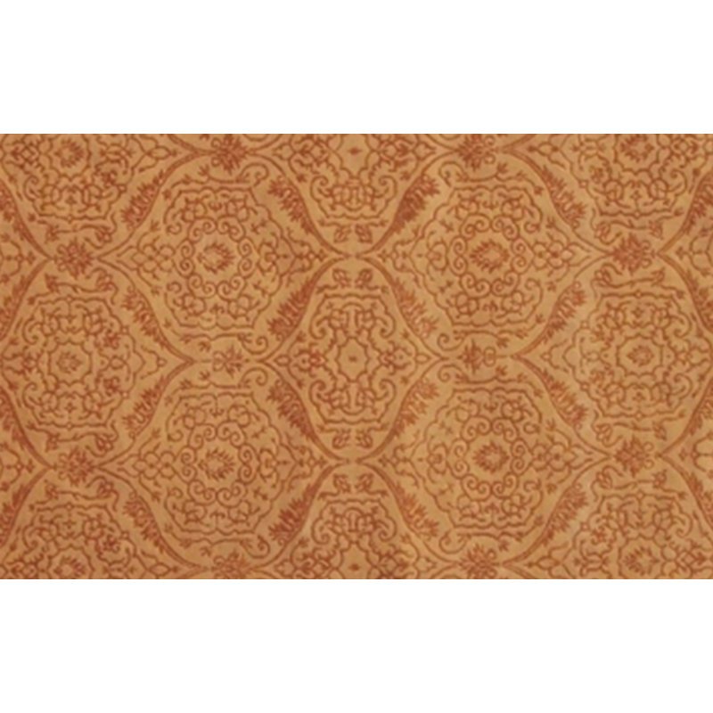 Tapis de zone en laine 6 pi x 9 pi one-of-kind à la main noué la Reynold