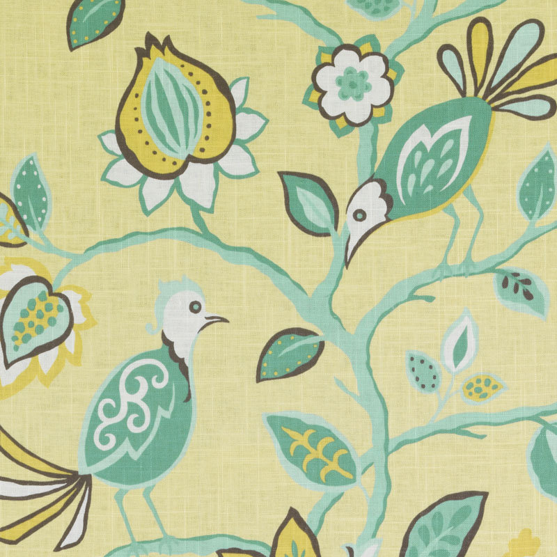 Tissu mériweather Tobi Fairley, Canari