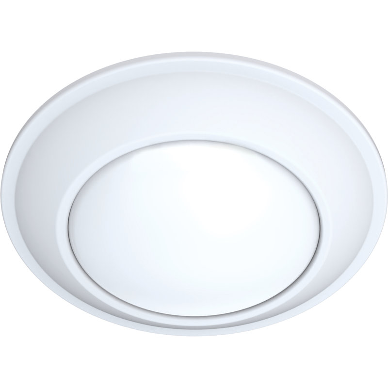 4'' Matte White Aluminum LED Recessed Lighting Kit