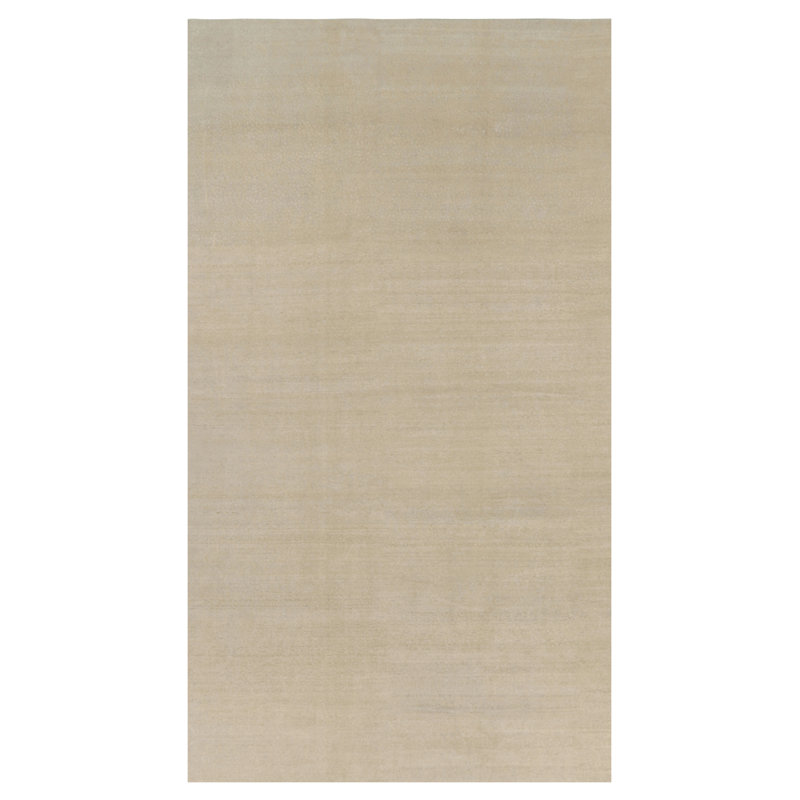 Rug & Kilim’S Oversized Contemporary Textural Solid Rug In Beige Tones